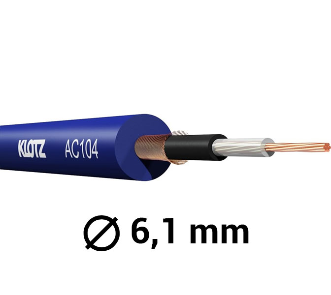 KLOTZ - AC104BL Nástrojový kábel