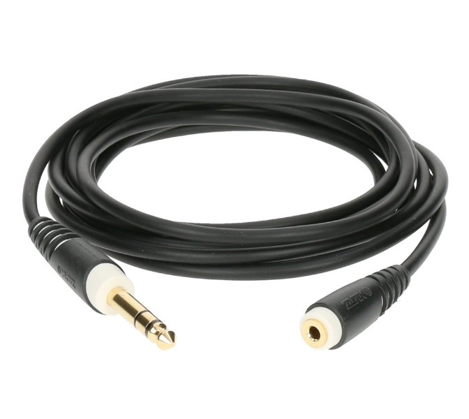 KLOTZ - AS-EX60300 - kábel 3m; 6,3mm Jack(S)samec - 3,5mm Jack(S)samica