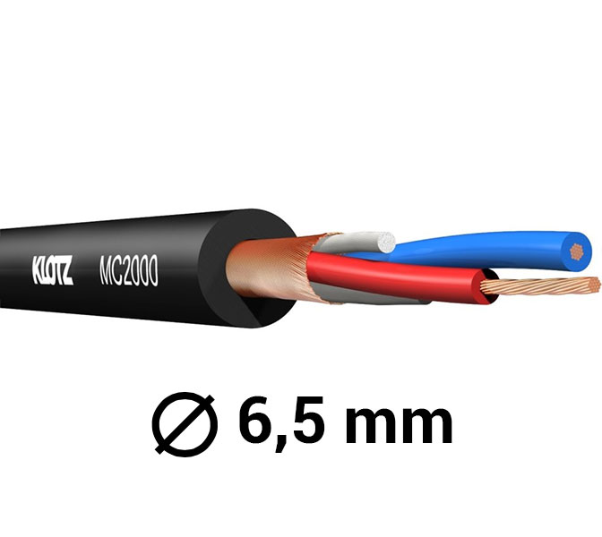 KLOTZ - MC2000SW Mikrofónny kábel, 100m