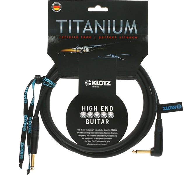 Gitarový kábel KLOTZ, 9m, Titanium, TI-0900PR